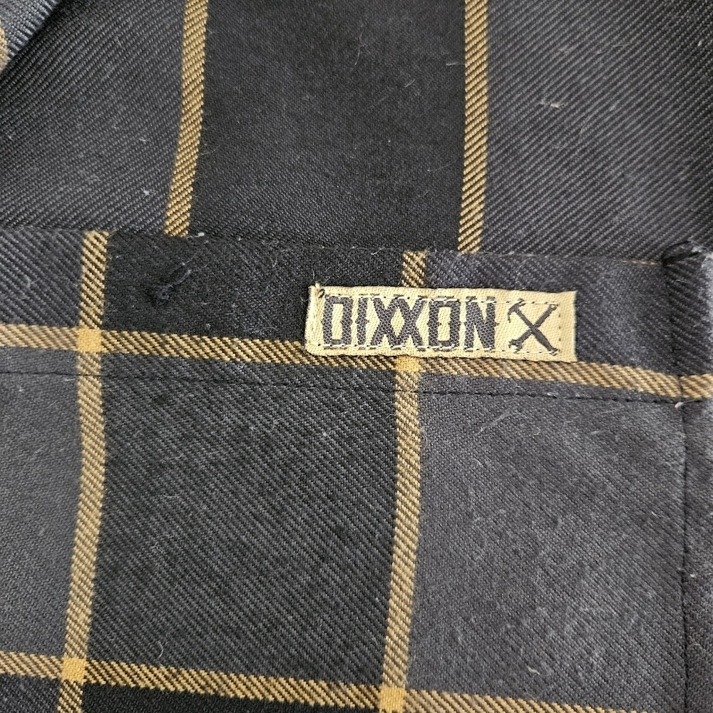 DIXXON The Boot Hill Men's Flannel Plaid Long Sleeve Button Down Shirt L - Picture 5 of 12